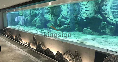 Nantong -hotellin aulan akryyliakvaario -säiliöprojekti.
