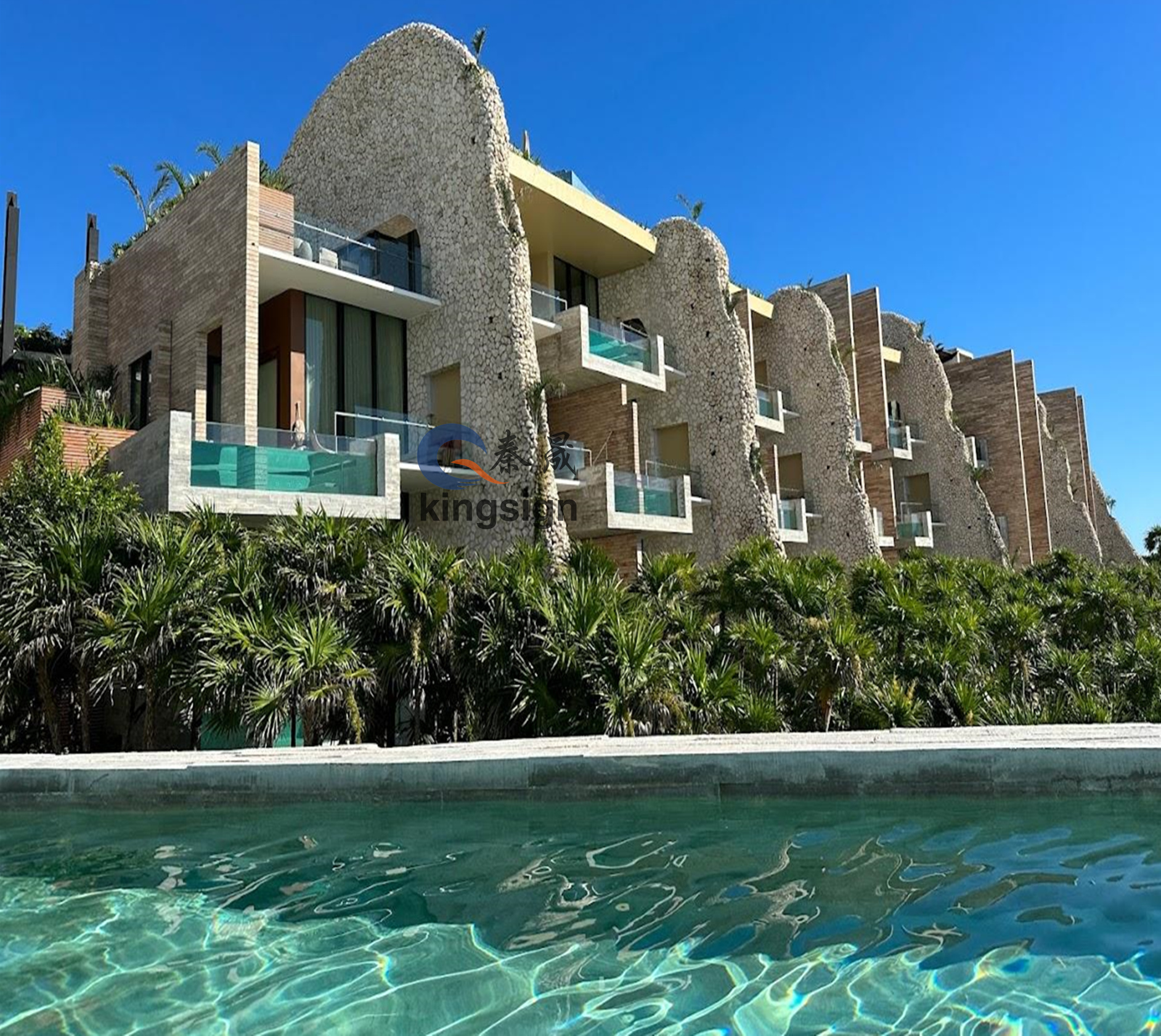 Kingsign Akryyli-allasikkuna ja katselupaneeli